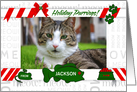 from the Cat Holiday Purrings with Pet’s Photo and Name card