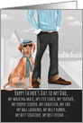 Viszla from the Pet Father’s Day Funny Dog Breed Specific card