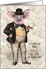 Funny General Congratulations Hog All the Attention card