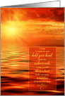 Encouragement During COVID 19 Sunset over the Ocean card