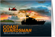 Coast Guardsman Thinking of You Veteran to Veteran card