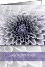 How Do I Love Thee Valentine Soft Lavender Floral Petals card