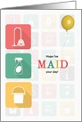 From Maid Service Birthday Wishes Cleaning Products Custom card