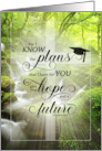 Christian Graduation Congratulations Woodland River Scripture card