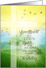Sweetheart Christian Birthday God’s Light and Love Scenic card