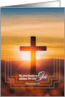 Christian Thank You 1 Thessalonians Sunset Waters card