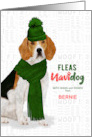 From the Dog Christmas Beagle Fleas NaviDOG Custom card