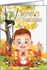 Baby Nephew’s 1st Thanksgiving with Forest Friends card