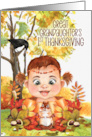 Great Granddaughter’s 1st Thanksgiving with Forest Friends card