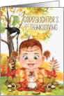 Goddaughter’s 1st Thanksgiving with Forest Friends card