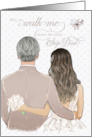 Step Dad Walk Me Down the Aisle Wedding card