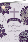 Godfather Request for Daughter Bold Plum Botanicals card