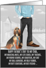 Bloodhound from the Pet Funny Father’s Day Breed Specific card