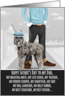 Bouvier des Flandres from the Pet Funny Father’s Day card