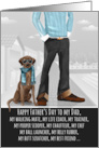Chocolate Lab from the Pet Funny Father’s Day Dog Retrievers card