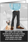 French Bulldog from the Pet Funny Father’s Day Dog Breed Specific card