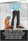 Rhodesian Ridgeback from the Pet Funny Father’s Day Dog Breed card