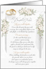 Daughter and Partner Wedding Congratulations Walk Together card