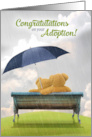 Congratulations on Adoption of a Child Teddy Bears card