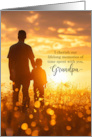 for Granddad on His Birthday Watch in Golden Tones card