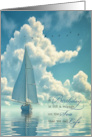 From All of Us Birthday Sail Boat Nautical Theme card