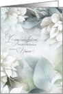 Custom Civil Union Commitment Ceremony Congratulations card