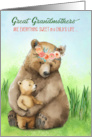 Congratulations New Grandma Cute Bears card