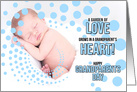 for Grandparents on Grandparents Day Baby Boy in Blue card