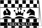 Congratulations on Winning Your Chess Match card