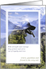 Pet Sympathy for Loss of a Service Dog German Shepherd card