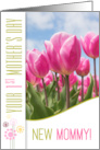First Mother’s Day Pink Tulip Garden card