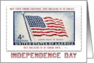 Confederate Memorial Day You’re Our Hero U.S. Flag card