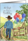Money Birthday Card Little Cowboy Western Theme card