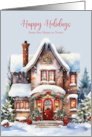 from Our House to Yours Winter Home card