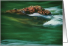 River Rock Photograph California’s Gold Country Blank Any Occasion card