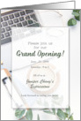 Grand Opening New Office Business Invitation Custom card