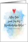 Glucklicher Krankenschwester tag German Nurses Day Blank card