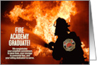 Congratulations Fire Fighter Graduate card