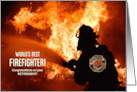 Congratulations Firefighter Retirement card