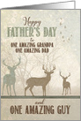for an AMAZING Grandpa Father’s Day Deer in the Forest card