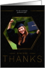 Graduation Thank You for the Gift Custom Photo card