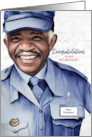 MALE Postal Service Mail Carrier Retirement African American card