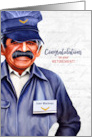 MALE Postal Service or Mail Carrier Retirement Latin American card