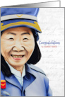 for Female Boss Postal Service Retirement Chinese Woman card