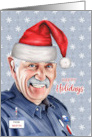 MALE from the Mailman Christmas Santa Postal Service Custom card