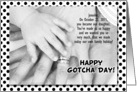 for Adopted Daughter on Gotcha Day or Adoption Anniversary card