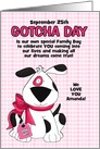 for Adopted Daughter on Gotcha Day or Adoption Anniversary card