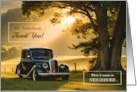 Thank You Neighbor Custom Classic Car card