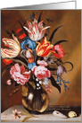 Vintage Art Floral by Abraham Bosschaert Blank Any Occasion card