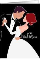 for the Bride and Groom on Their Wedding Day card